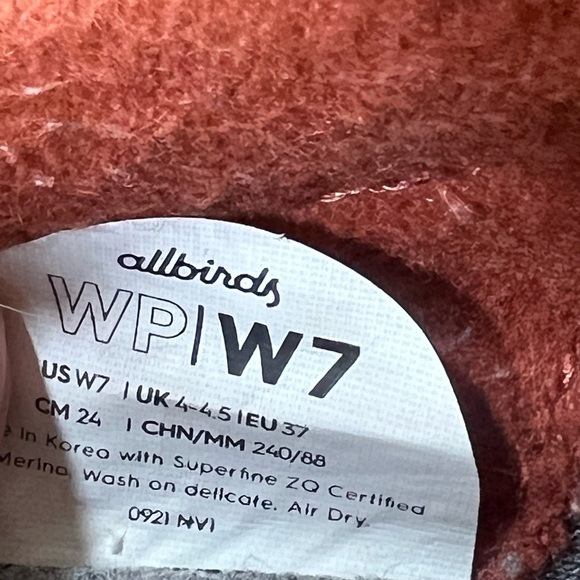 Womens Allbirds Wool piper-Diablo - Picture 2 of 8